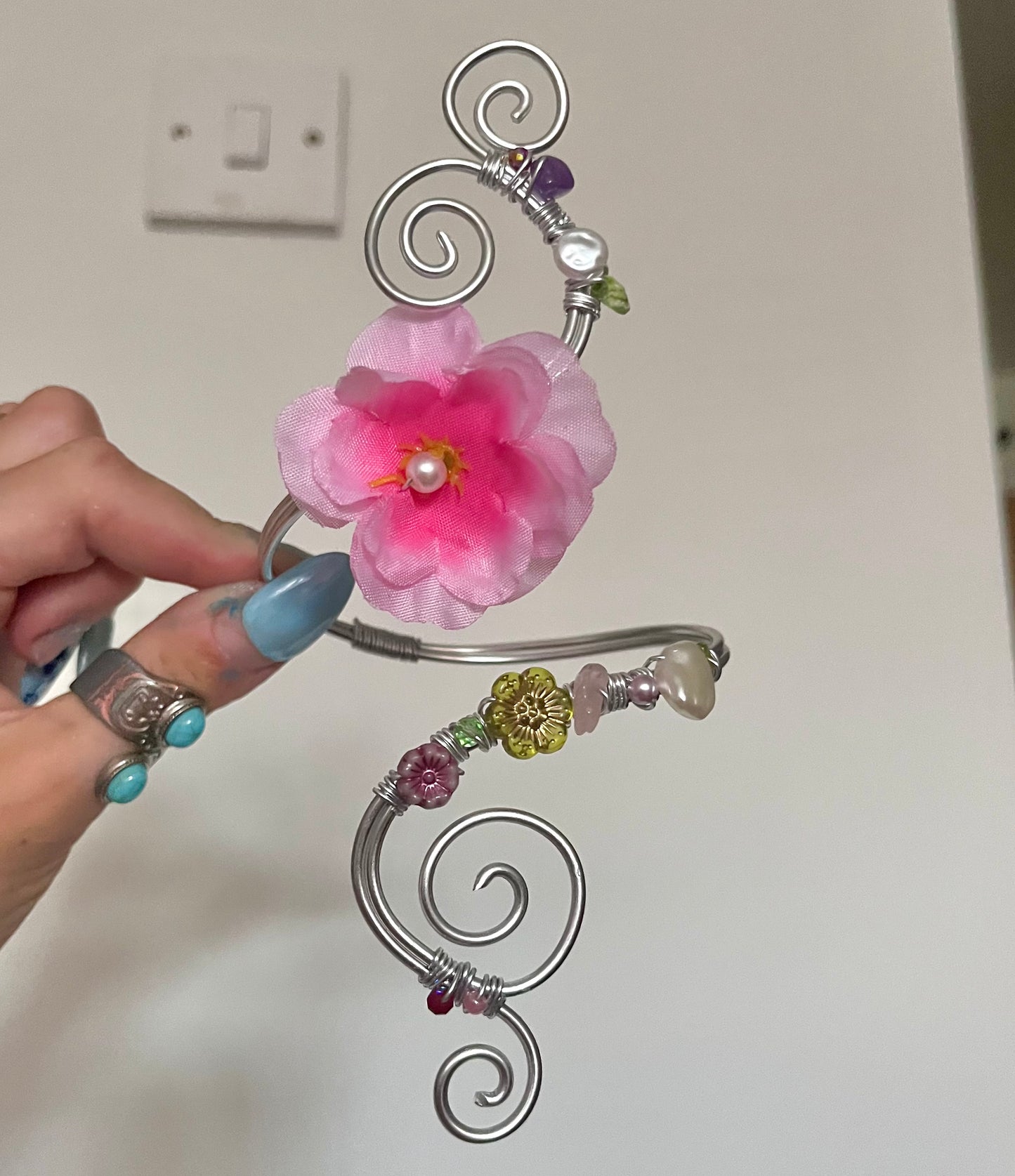 flora silver cuff🌸🌺🧚♂️