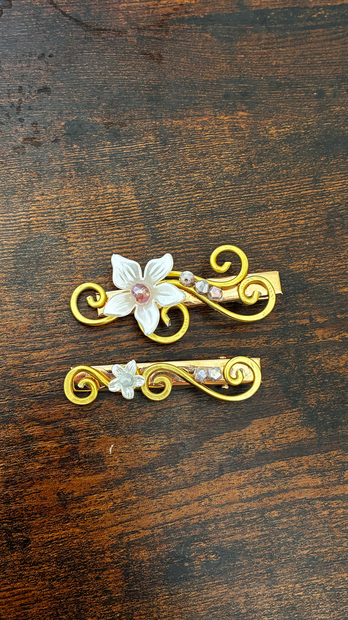 pearl clips set