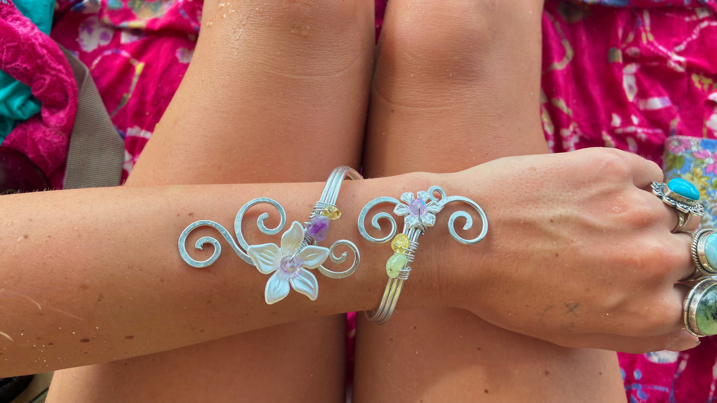 flower fairy wrist cuff