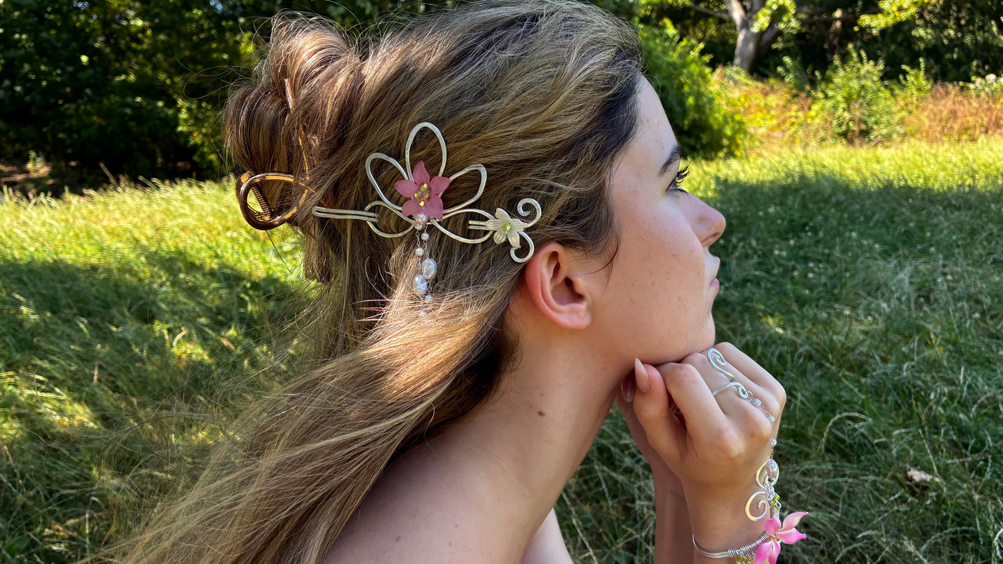 lotus hair pin