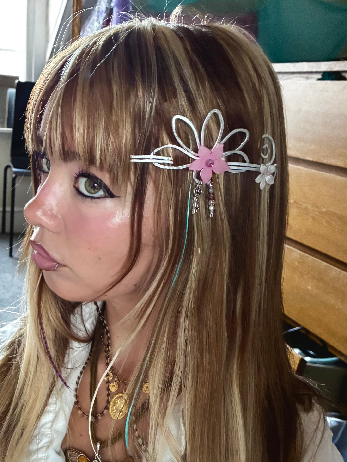 lotus hair pin