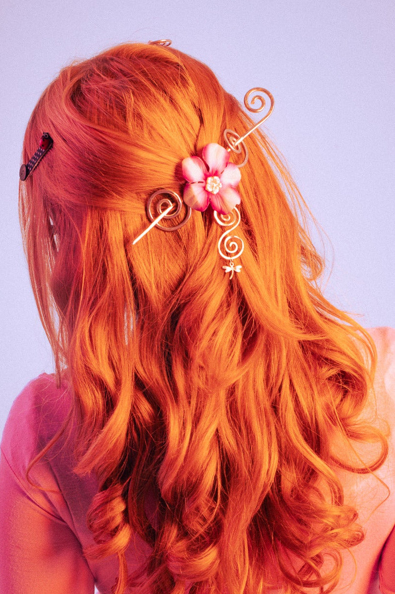 hibiscus hair pin
