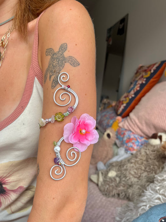 flora silver cuff🌸🌺🧚‍♂️