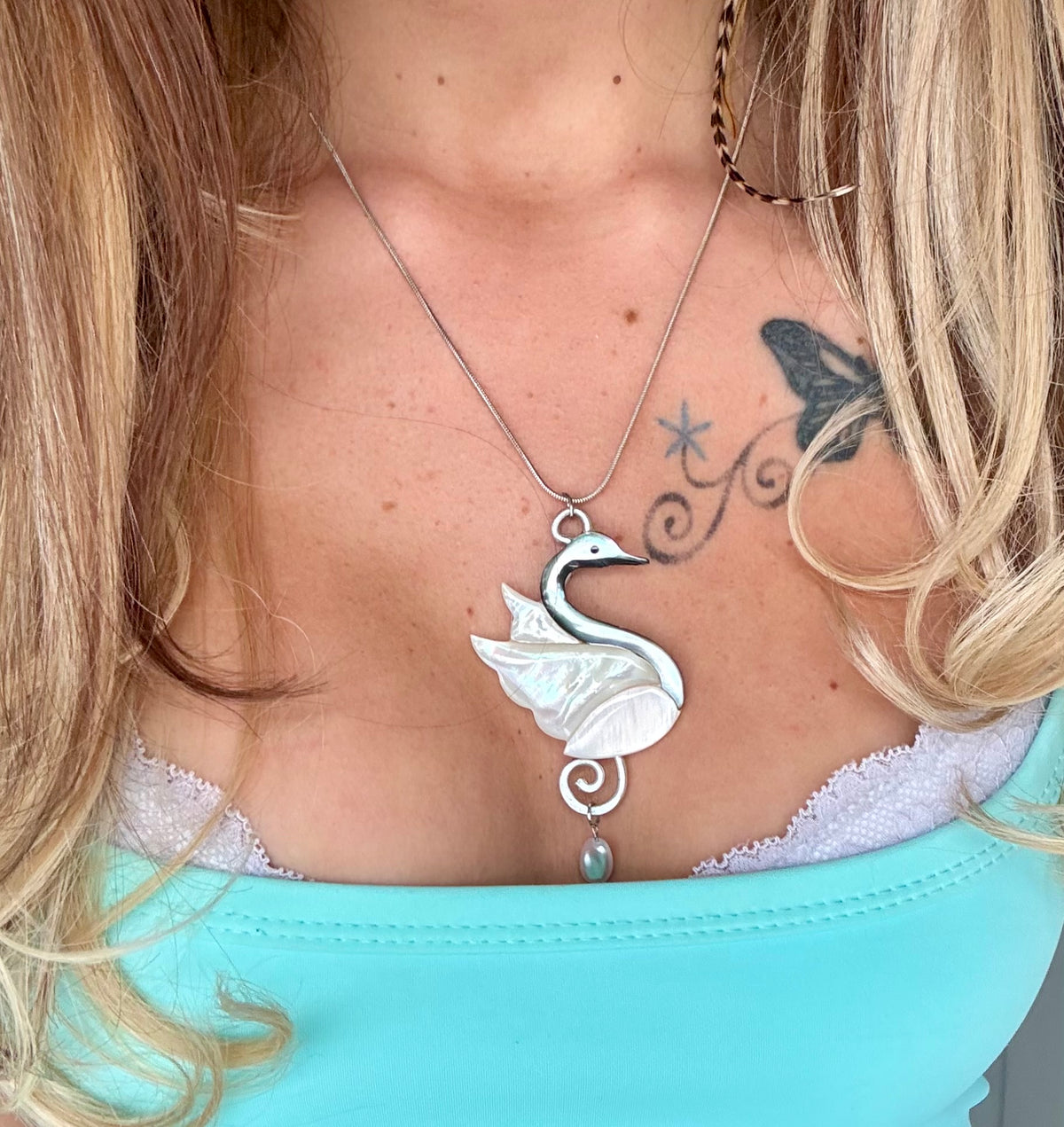Swan lake necklace