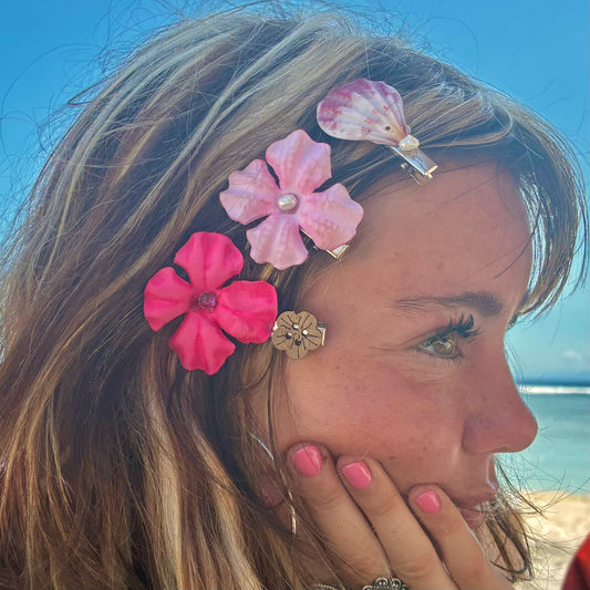 pink clips