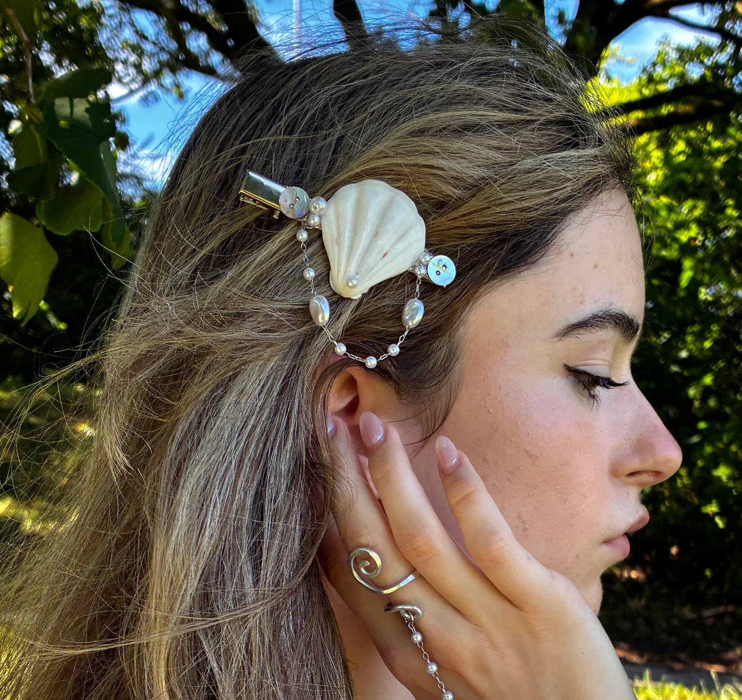 Mermaid dangle clip