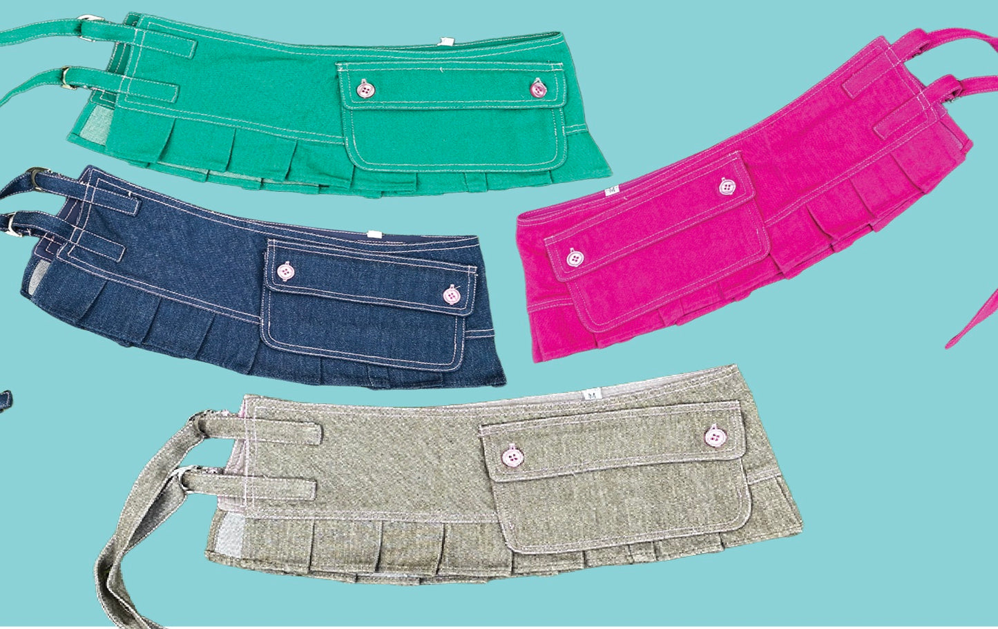 FEE solid colour skirt Belts!